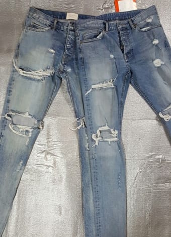 Fear God 4th Destroyed Jeans - 1:1 DESIGNER BRAND replica