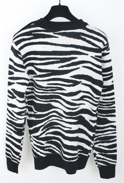 Balmain 14FW Zebra Pattern Sweater - 1:1 DESIGNER BRAND replica